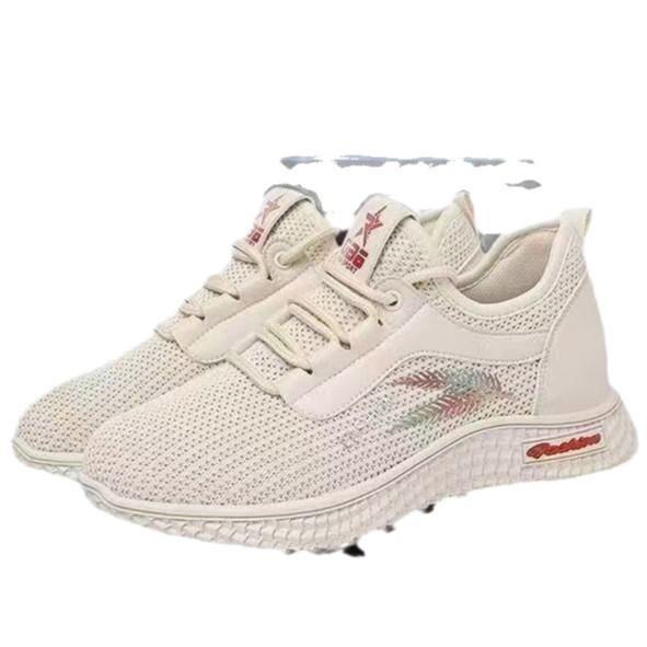 Flying woven mesh shoes spring and summer new comfortable breathable casual shoes fashion trend mother shoes sports shoes