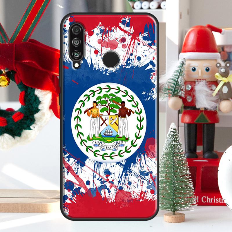 Belizean Flag For Huawei Nova 12i 11i 8i 12s Y73 Y72 Y61 Y91 Y90 Y70 Y60 9 10 SE P60 Pro P30 P40 Lite Case
