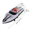 Remote Control Boat Gift Fast Speed Summer Water Toy for River Lakes Bathtub