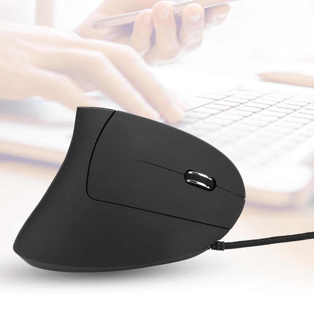 6D Ergonomic 800120020003200 DPI   Optical Vertical Gaming Mouse with LED