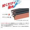 PIAA EDR525 Wiper Blade Replacement Rubber, 525mm, Excel Coat Silicone Rubber, 1 Piece, Part Number 168, Water-Repellent Coating