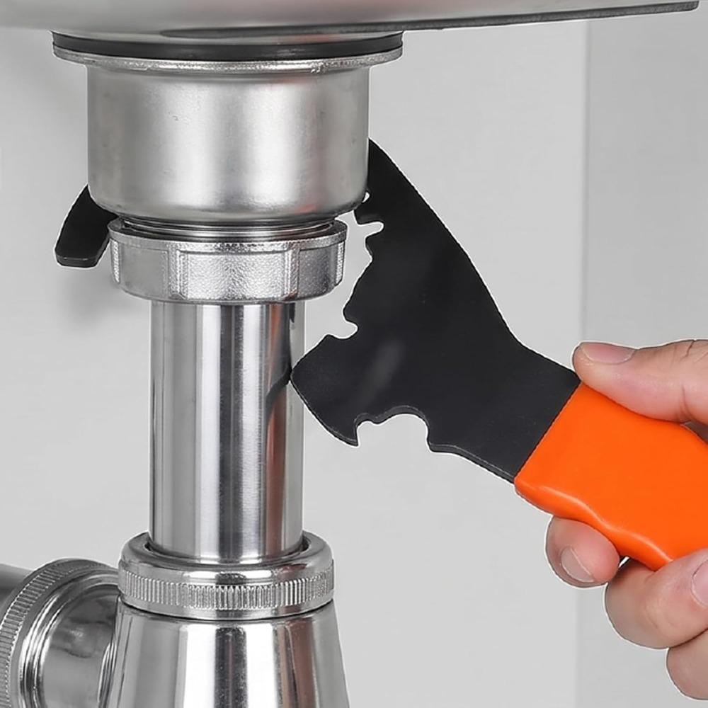 Heavy Duty Sink Drain Wrench Open Plumbing Wrench Lock Nut Wrench  Strainer Remove