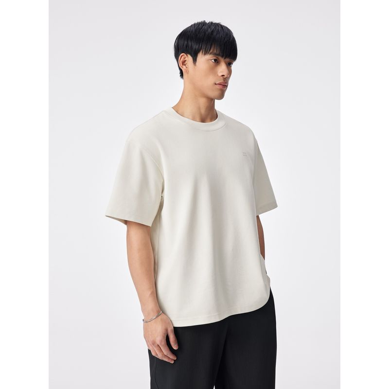 Bodydream 260g Short-Sleeved Men's Casual Sports Summer T-Shirt Breathable Knitted Printed Loose Top