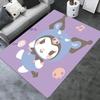 Office Rug Cute Character, Halloween Theme Anti-Slip Rug, Machine Washable for Living Room, Bedroom, Office, Multiple Sizes, Bedroom Mat, Decorative M
