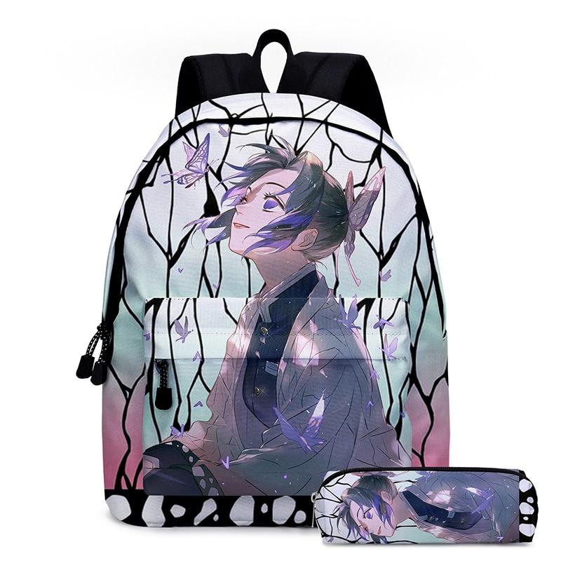 Juego De Mochila Escolar Anime Demon Slayer Kimetsu De 14 Pi Juego De Mochila Escolar Anime Demon Slayer Kimetsu De 14 Pi