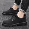 Men's Leather Shoes Retro Thick Sole New In Platform 2024 Male Casual Shoe Cowhide Free Delivery Shipping Common Trend
