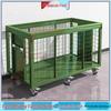 Military Green Mobile Mesh Storage Crate
