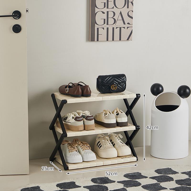 

Foldable Multi-Layer Shoe Rack - No-Installation, High-Quality Storage Cabinet for Home Doorways