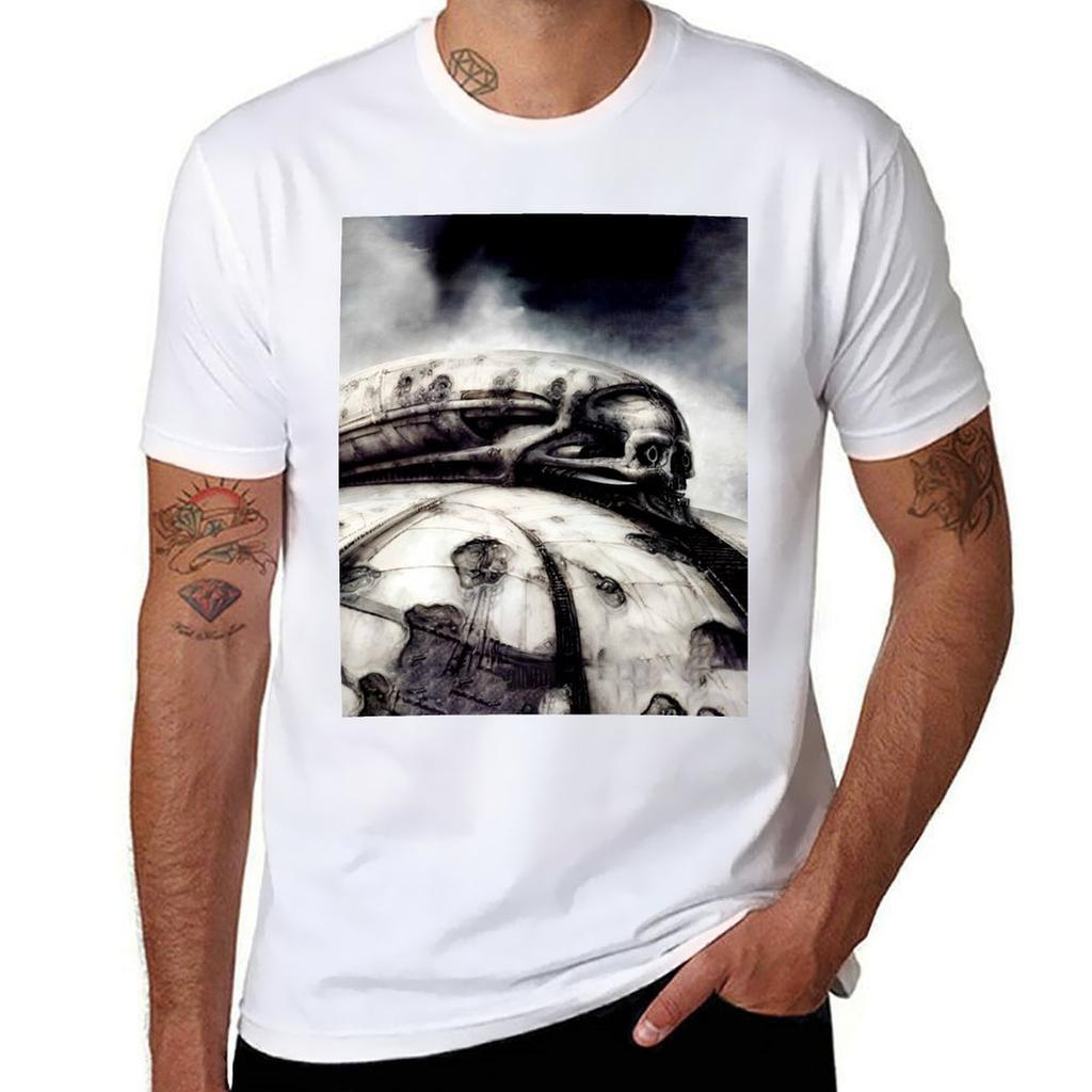 Hr Giger Steampunk Skull Tshirt T Shirt For Unisex 100 Percent Cotton T Shirts For Unisex Cotton Soft Tshirt
