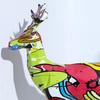 Deer Figurines Illusions Decor Statue Ornament Club Sculpture Artwork Crafts
