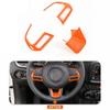 3x Steering Wheel Cover Trim for Jeep Renegade 2015+ Compass 2017+ Accessories