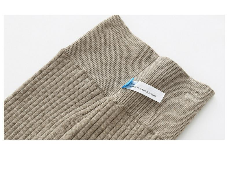 Infant Knitted Three-Piece Set: Sweater, Wool Pants & Bottoming Shirt for Autumn/Winter