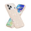 For iPhone 17 Pro Case Sparkly Powder Glitter Shiny Soft TPU + Hard PC Back Cover