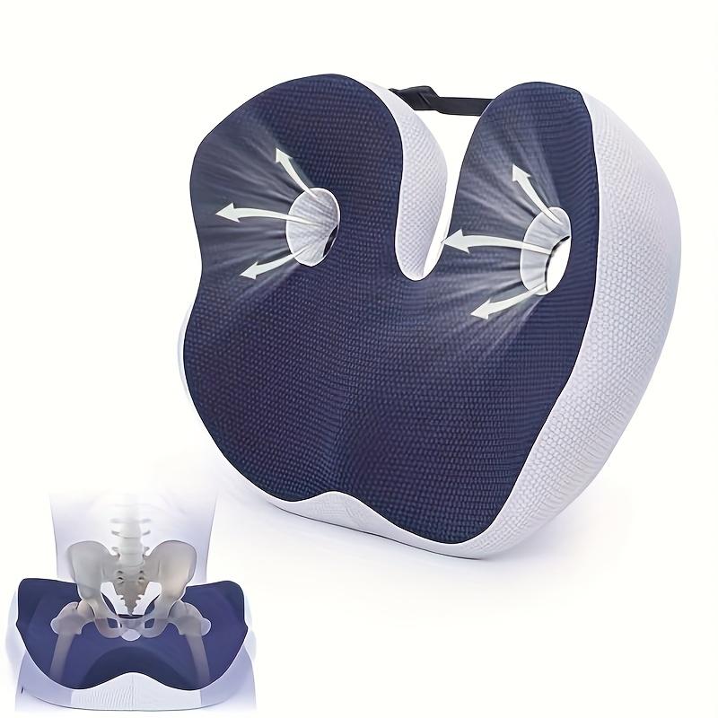 1pc Seat Cushion for Comfortable Long Sitting, Non-Slip Bottom,Adaptive Support Seat Cushion,Home Office and Computer Chair