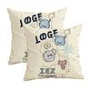 Gradient Color Pillowcase For Cozy Feelzipper Design, Decorative Pillowcase, 45X45 Cm Pillowcase