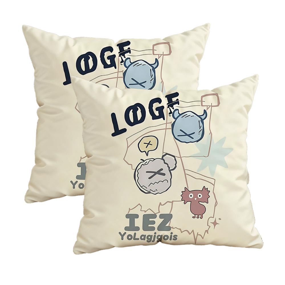 Gradient Color Pillowcase For Cozy Feelzipper Design, Decorative Pillowcase, 45X45 Cm Pillowcase