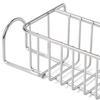 Sponge Holder Kitchen Sink Caddy Strong Load-bearing Hollow Design Easy To Install Self Draining Sink Caddy Organizer Rack