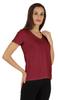 Inkmeso Womens Short Sleeve V-Neck Shirts Casual Regular Fit Tee T-Shirt Basic