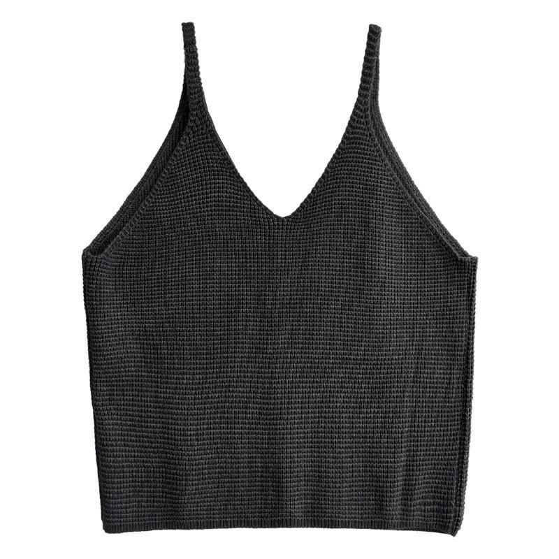 Womens V-Neck Oversized Knit Vest Loose Sleeveless Cardigan Sweater Top Casual Lounge Wear