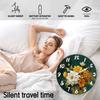 Premium-Quality Floral High-Standard Pattern High-Standard Wooden High-Standard Wall Top-Grade Clock 10-16Inch Top-Grade Silent Superior-Grade Wall