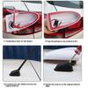 High Gloss Carbon Fiber Style Fin Antenna Radio Signal Aerial for Car Roof Decor