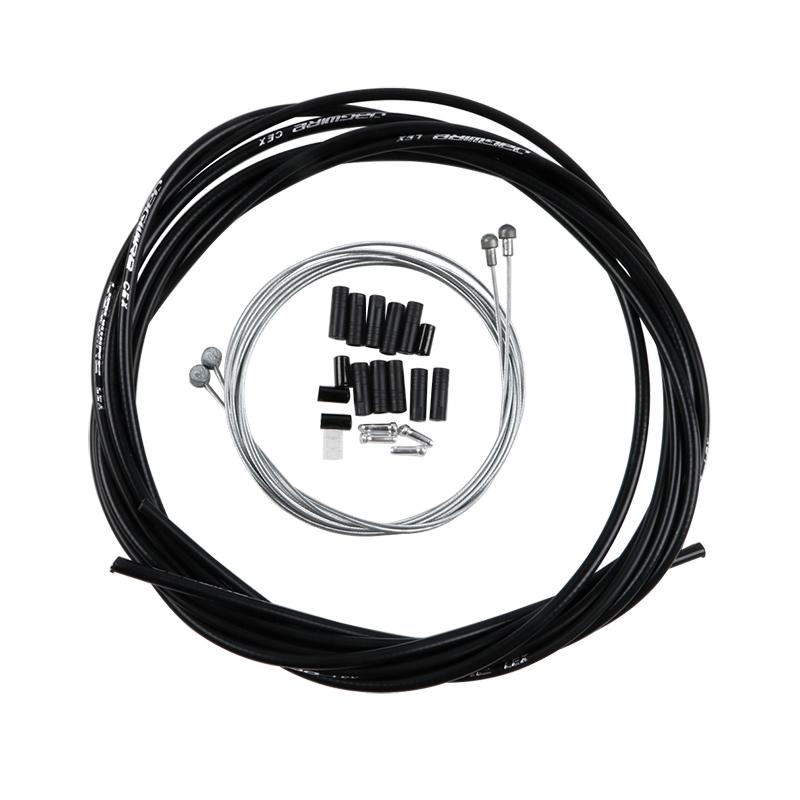 JAGWIRE Bike Cable Set 4mm 5mm MTB Road Bicycle Brake Shift Cable Set Mountain Bicycle Derailleur Cable Housing For Shimano Sram чёрный