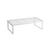 Adjustable Desktop Monitor Riser & Laptop Cooling Stand with Storage & Keyboard Tray