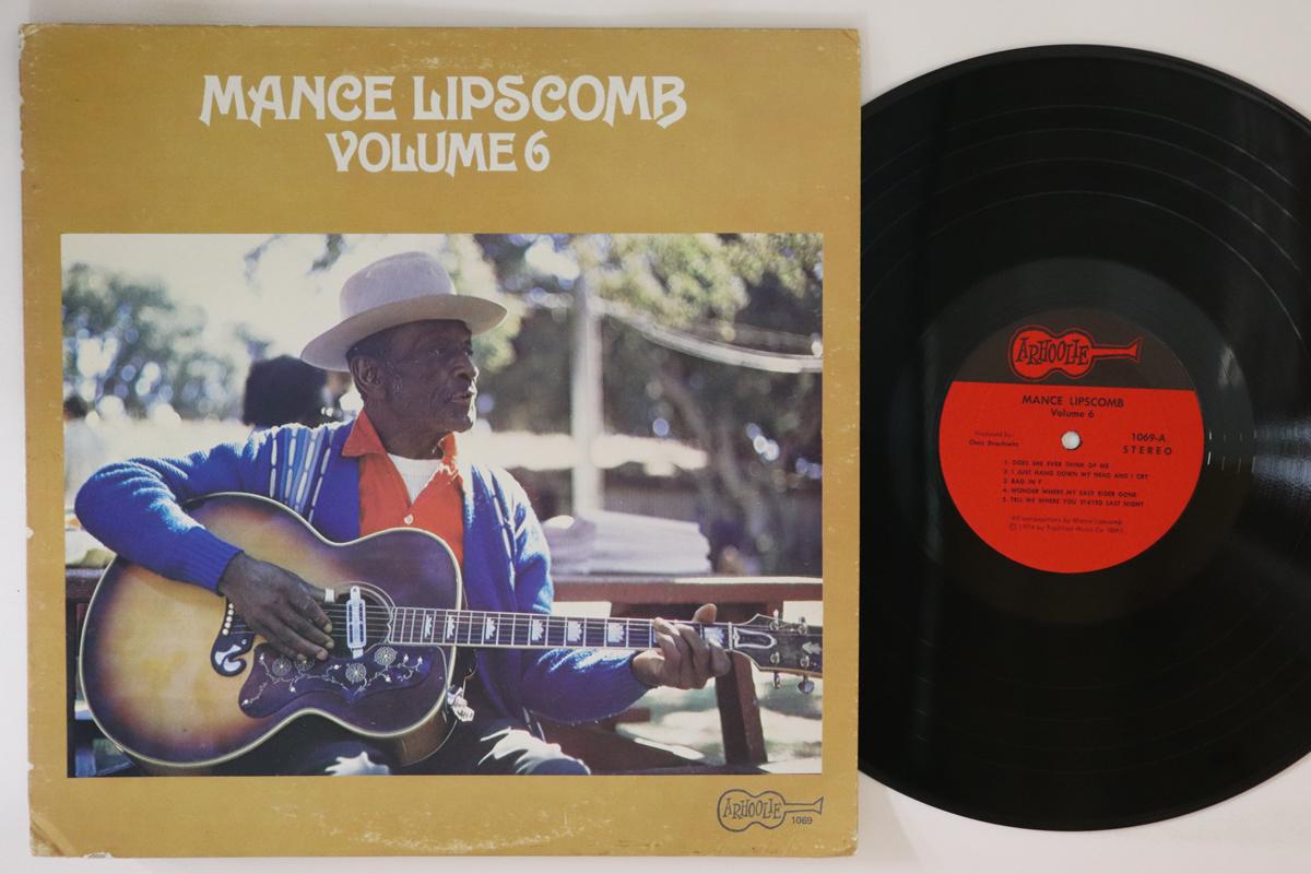 

LP Record MANCE LIPSCOMB Mance Lipscomb Volume 6 1069 ARHOOLIE 1974 US Blues Used