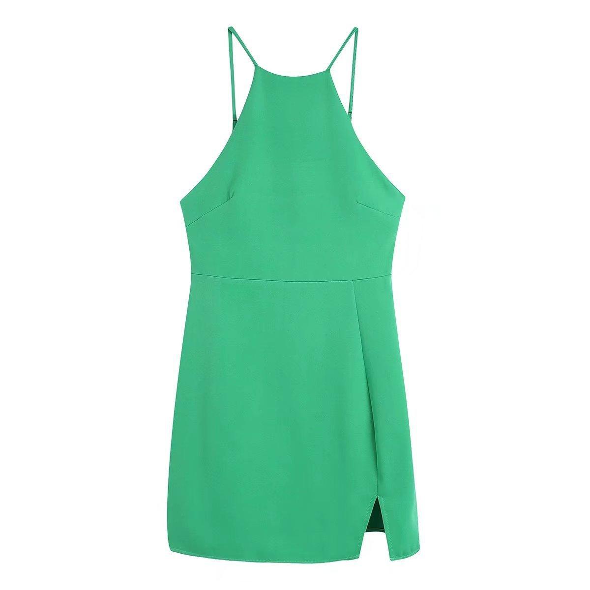 

Женский летний сплошной цвет Короткий ремешок Регулировка рукавов Платья без рукавов
