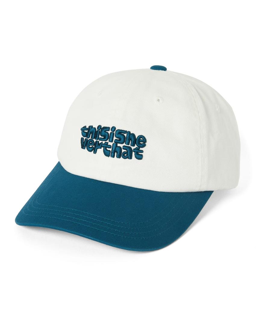 THISISNEVERTHAT Bold Logo Cap White/Blue