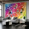 Magic Saylor Girls Wall Tapestry Aesthetic Wall Hanging Printed Fabric Blanket Decorative Tapestries for Bedroom Living Room Home Decor