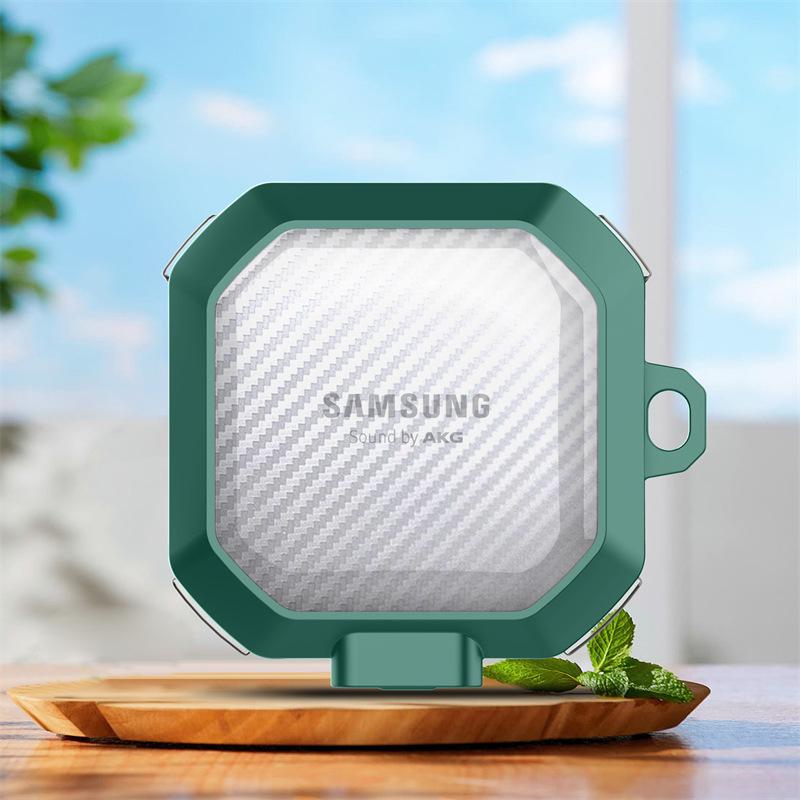 Samsung BudsCore Buds2 Pro Transparent Carbon Fiber Protective Case