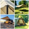 Telescopic Tent Poles Set of 2 Universal Adjustable Aluminium Camping Awning Poles Sun Sail Shelter Rods Tarp Tent Accessories