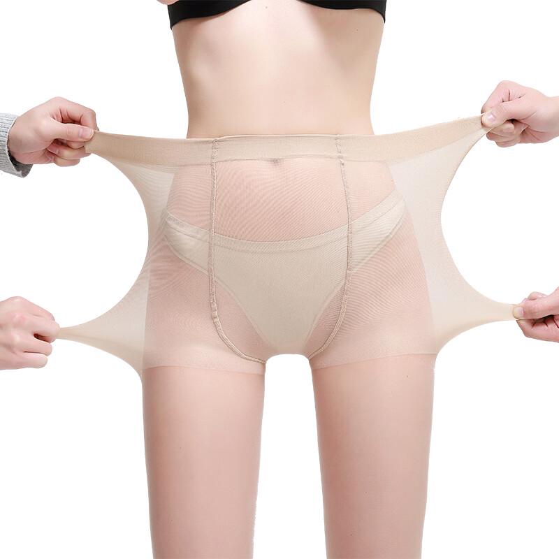 Langsha Plus Size Ultra-Thin Double Gusset Pantyhose - 4 Pairs