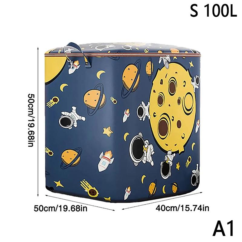 Składana Torba do Przechowywania z Zamkiem Błyskawicznym Duża Pojemność Torby do Przechowywania Kołder Ubrań Odporna na Wilgoć Koc Pościel Organizer na Odzież