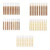 10PCS Crochet Hooks Set Ergonomic Wooden Grip Handles, Beginner Crochet Kits for Hand Stitching DIY Crochet Craft