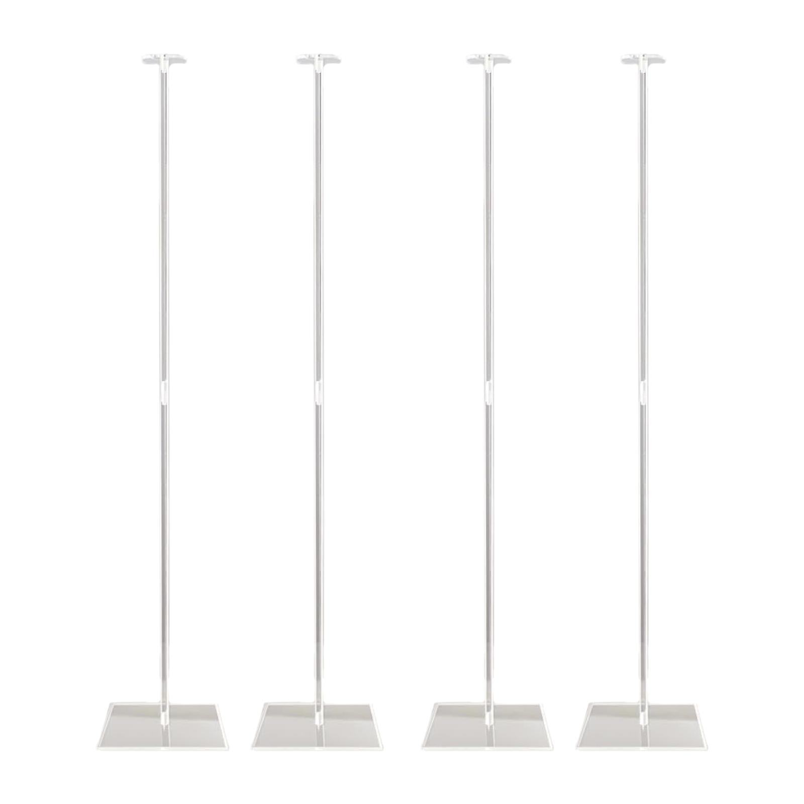 

4Pcs Balloon Stand Kit with Base Table Clear Reusable Balloon Rods for чистий