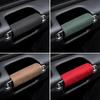 Door Handle Cover Suede Inner Roof Handle Protective Cover Universal Car Accessories Interior Modify for Tesla BMW Benz VW Jeep