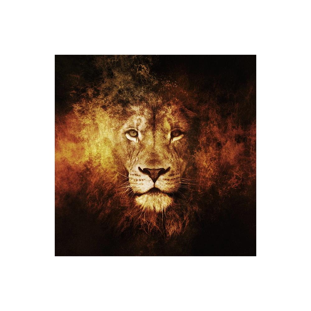 Digital Art Lion Painting Print Modern Abstract Canvas Poster Creative Animal Picture for Living Room Home Wall Decor Cuadros