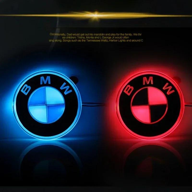Car LED Emblem Light 82mm Front or Rear Static Single Color Red Blue White FOR BMW F10 E90 E60 E61 E93 E87 F30 F15 X1 X3 X5 X6