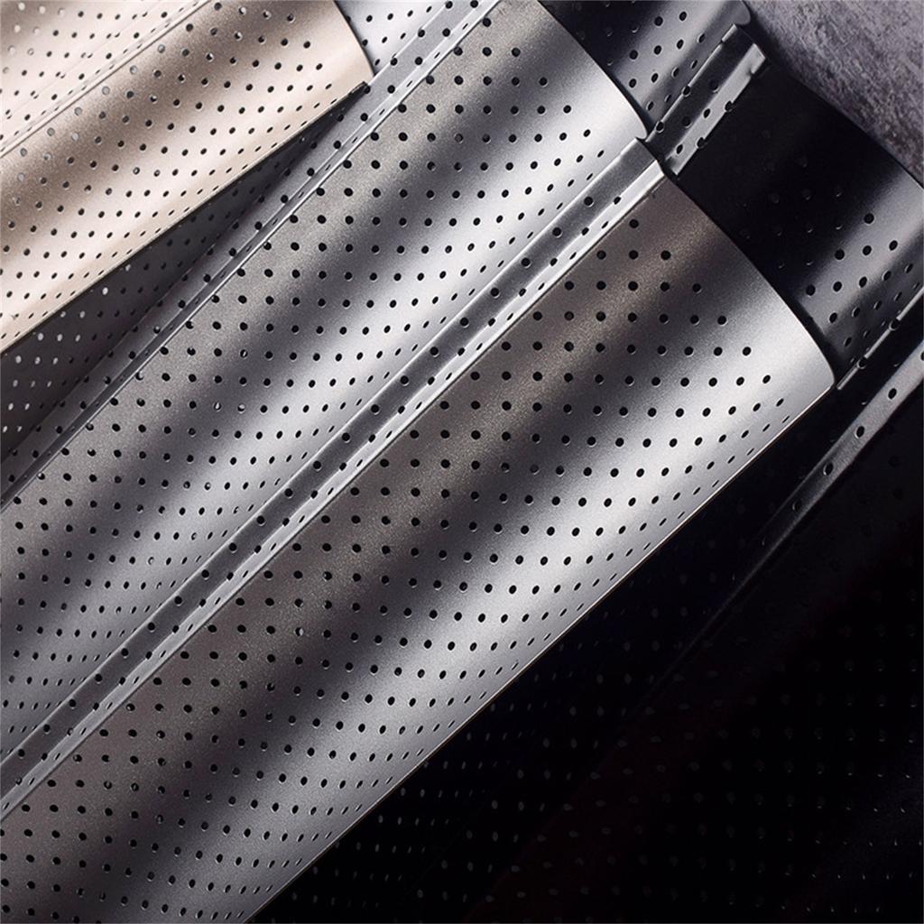 Carbon Steel French Bread Baking Pan Nonstick Perforated Loaf Baking Mold Long Bread Pan Cake Baking Pan for DIY Baking