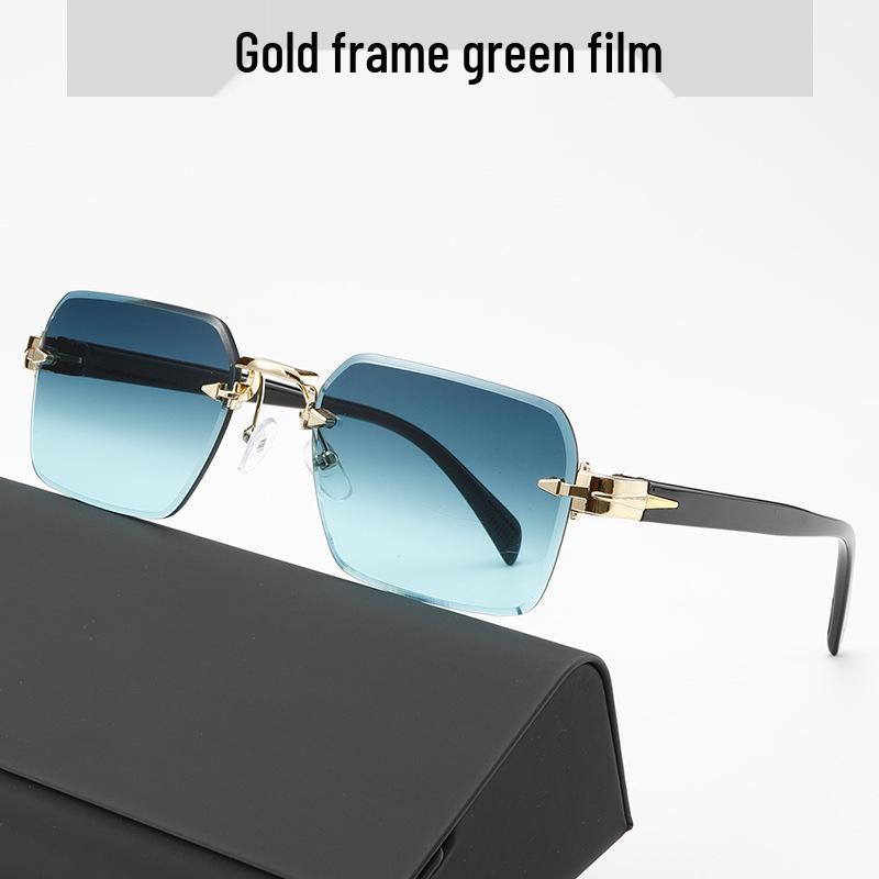 Trendy Frameless Fashion Sunglasses for Men & Women - European & American Style