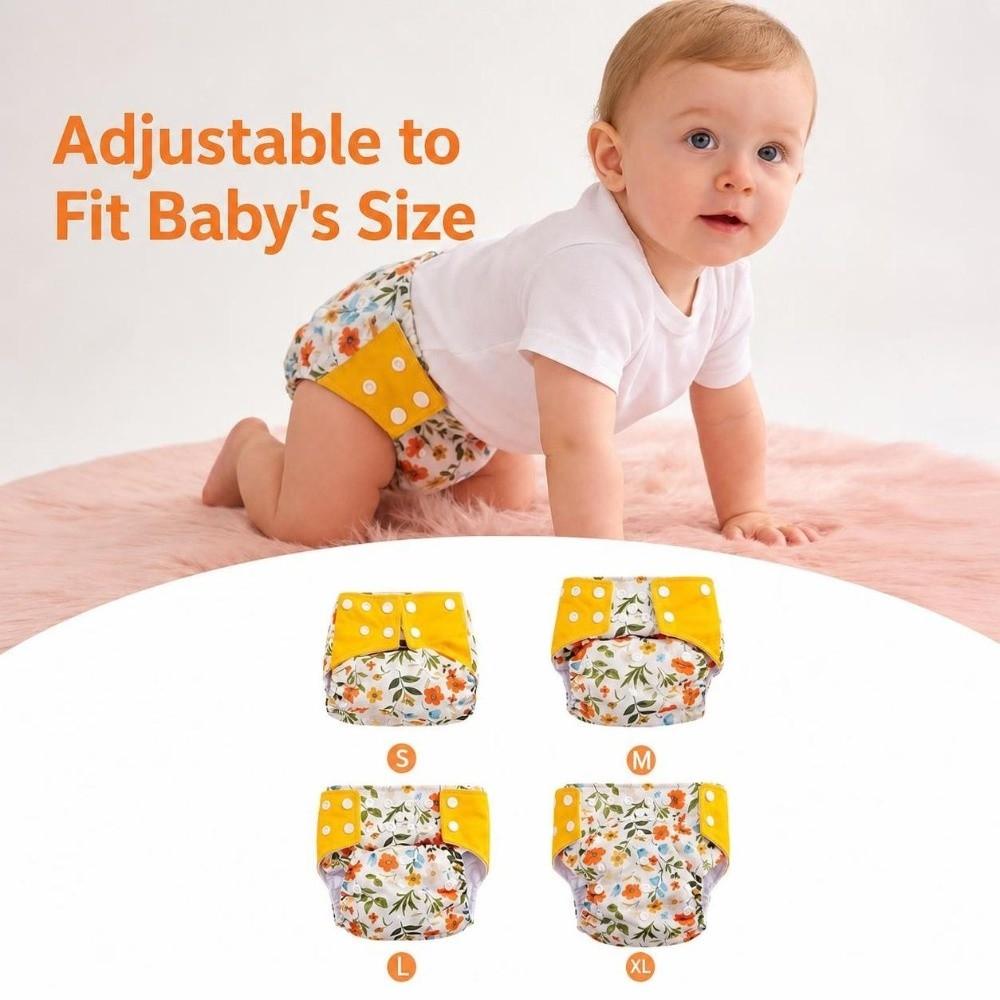 Anti-leakage Charcoal Diapers Washable Baby Diapers Happy Cloth Diapers Girl Boy