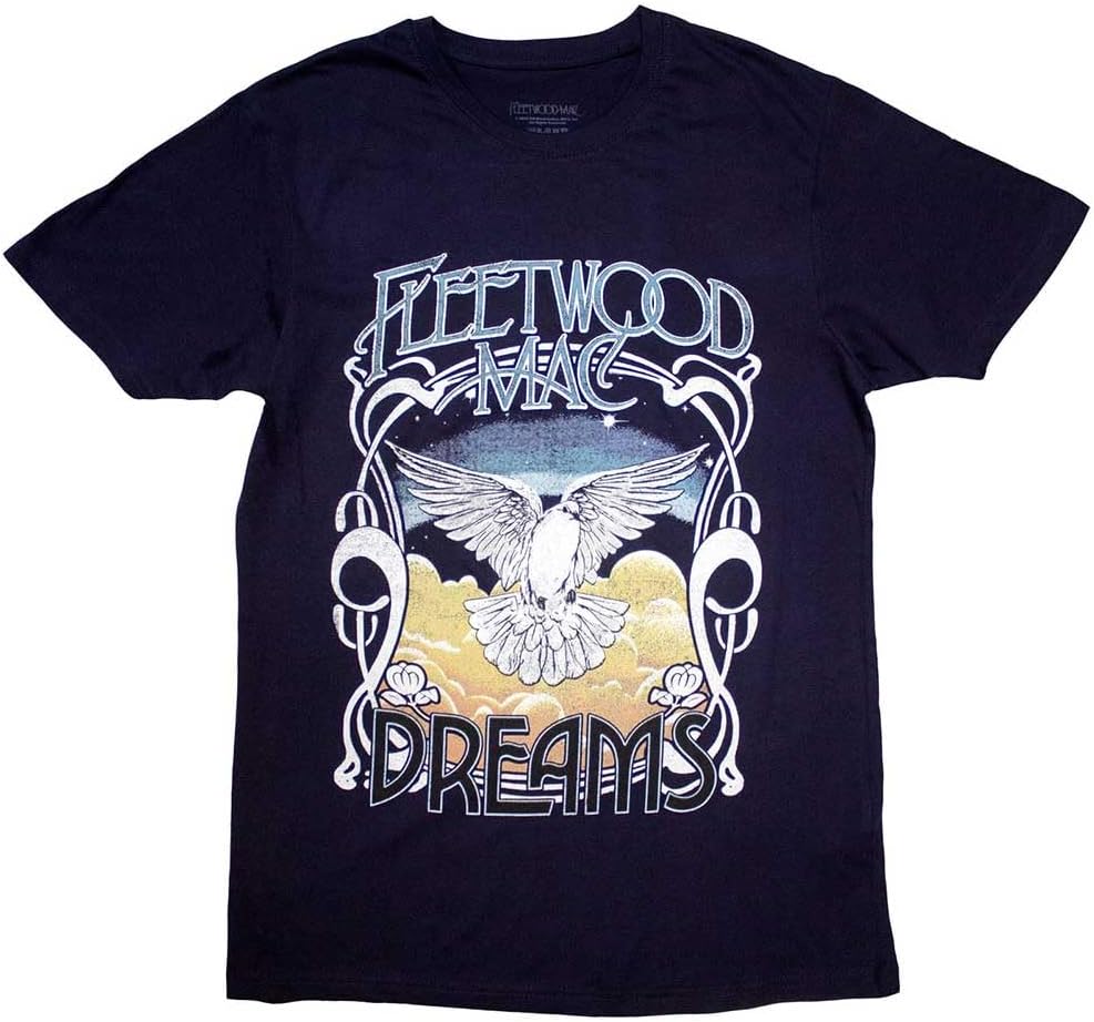 

Men s Fleetwood Mac Dreams T-Shirt Navy Blue 5XL різнокольоровий