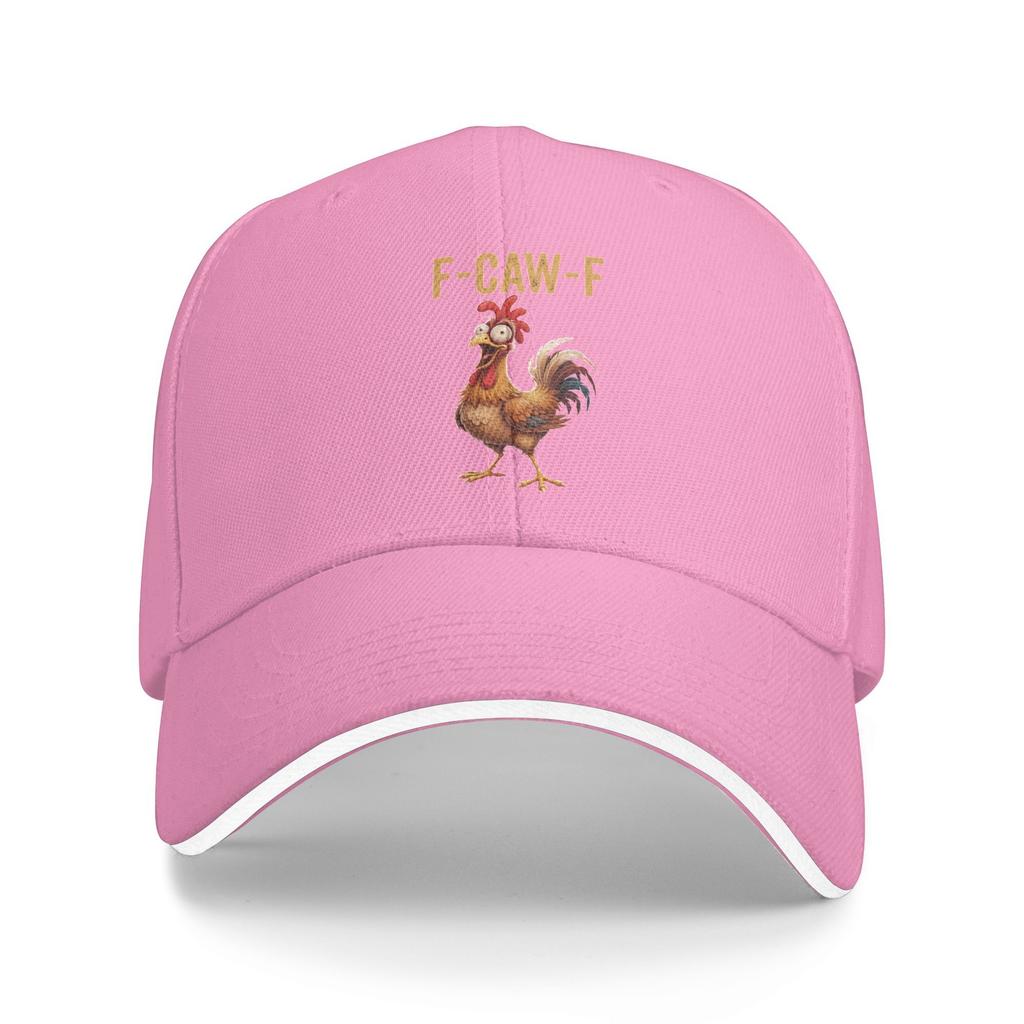 F-CAW-F Meme Chicken Rooster Sun Baseball Cap  Summer Casual Trucker Hat For Men Women Outdoor Gym Baseball Caps