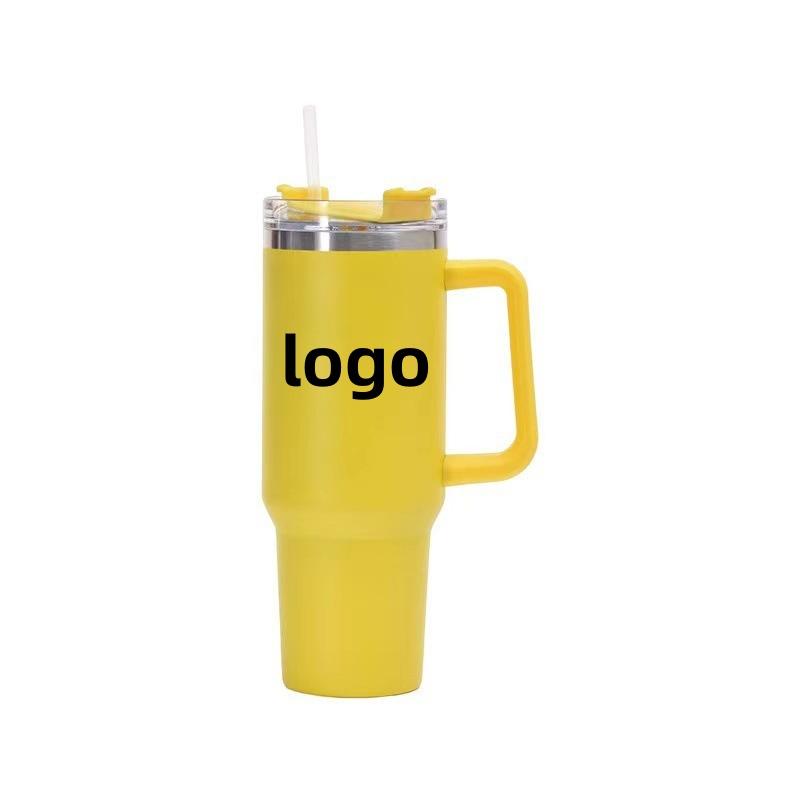 40 Oz Tumbler Custom logo Cup Stainless Travel Mug 40oz Tumbler With Handle Cup with Lid and Straw Custom Travel Mug