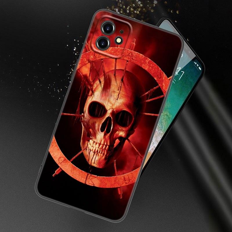 Devil Satan Art Phone Case For Apple iPhone 13 12 Mini 11 Pro XS Max XR X 8 7 6S 6 Plus SE 2022 2020 5S 5 Soft TPU Black Cover