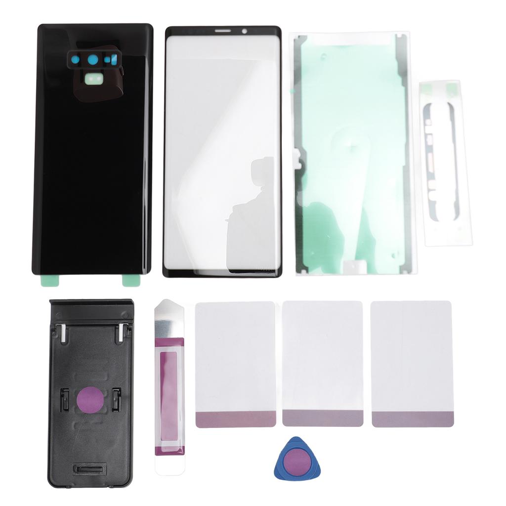 Back Glass Cover Front Glass Outer Screen Replacement with Pre Installed Camera Lens Phone Repair