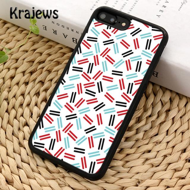 Krajews Memphis Motivo Astratto Custodia Morbida per Telefono Cover Per iPhone 14 5 6s 7 8 plus X XR XS 11 12 13 pro max Samsung S21 S22ultra