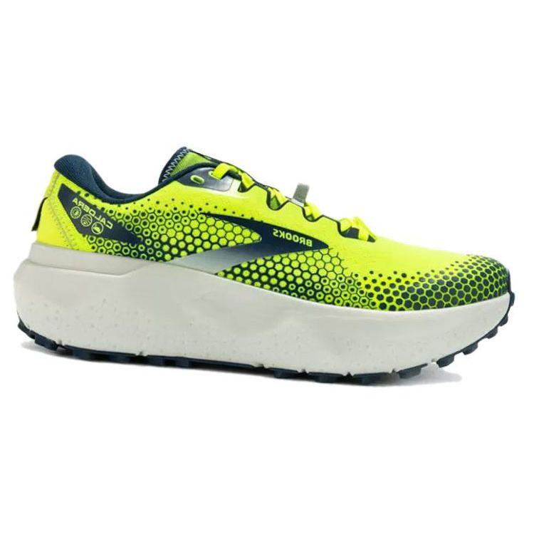 Brooks Caldera 6 Comfortable Versatile Cushioning Non-Slip Low-Top Running Shoes Men sneakers Yellow Gray 110379-756